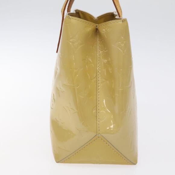 LOUIS VUITTON Monogram Vernis Reade PM Hand Bag Beige M91334 - Picture 5 of 12
